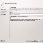 Create a new SMTP Send Connector
